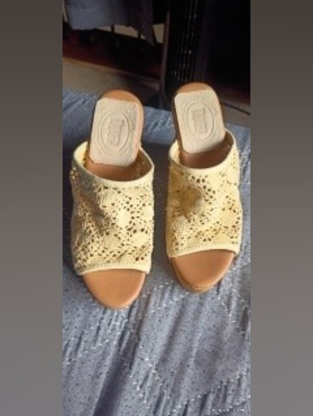 Dingo Crochet Wedge Sandals
